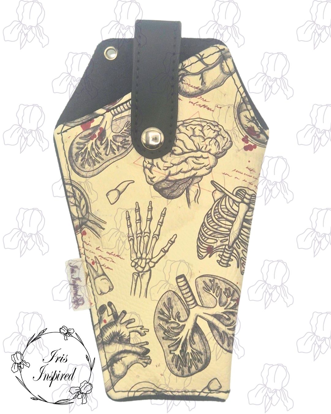 Anatomy Coffin Glasses Case