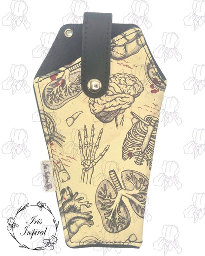 Anatomy Coffin Glasses Case
