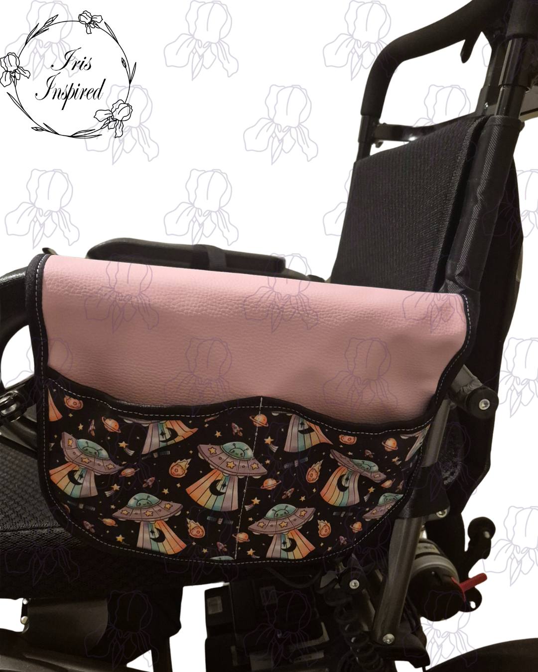 Pastel UFO Wheelchair Caddy