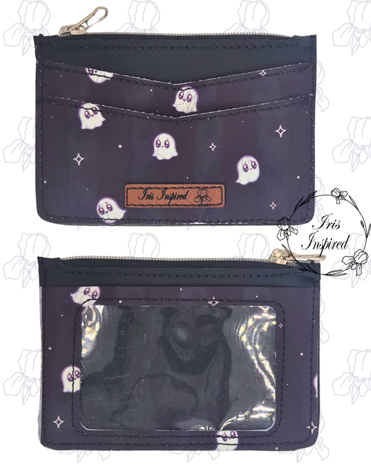 Kawaii Ghosts Pocket Card Holder
