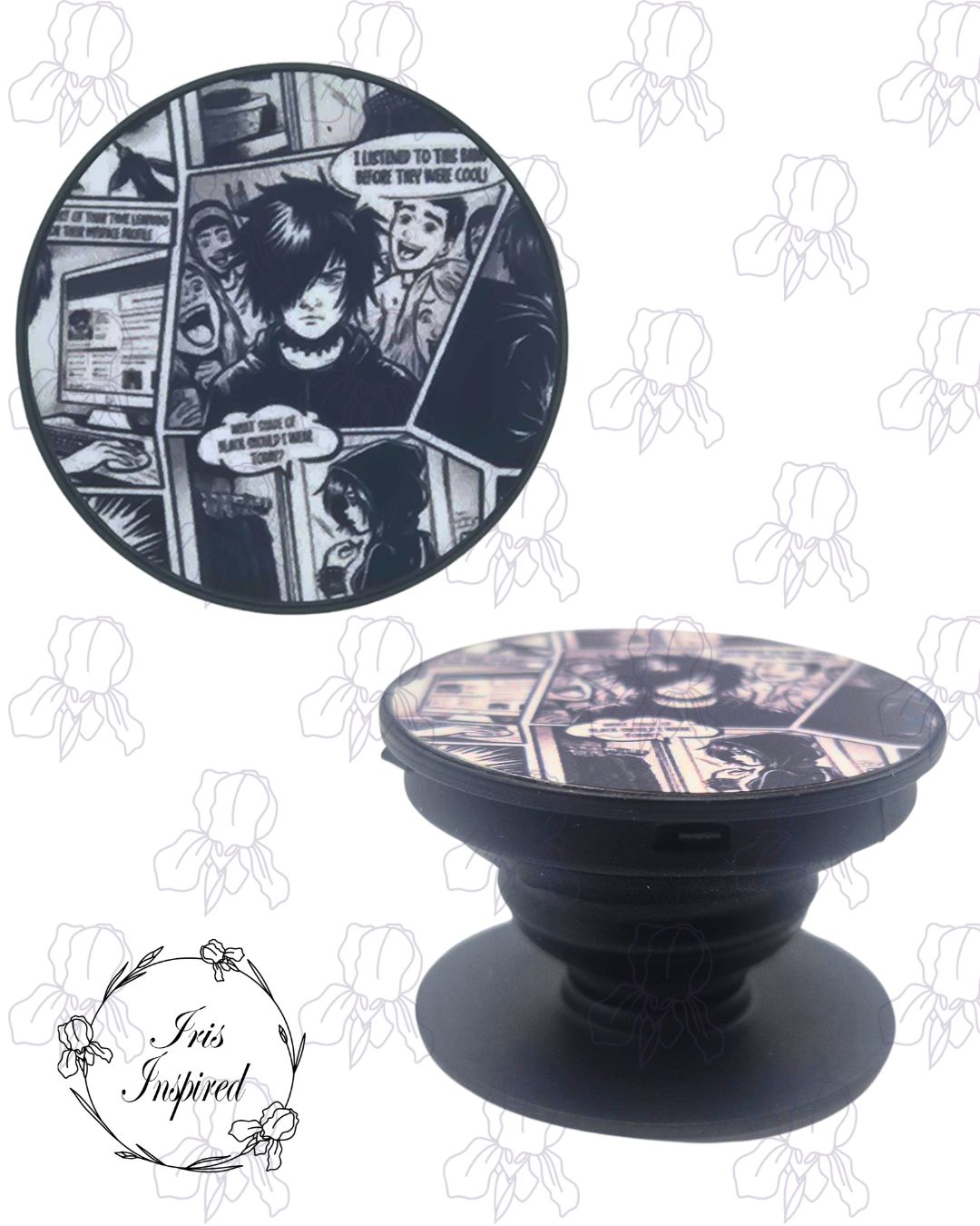 Emo Comic Phone Grip