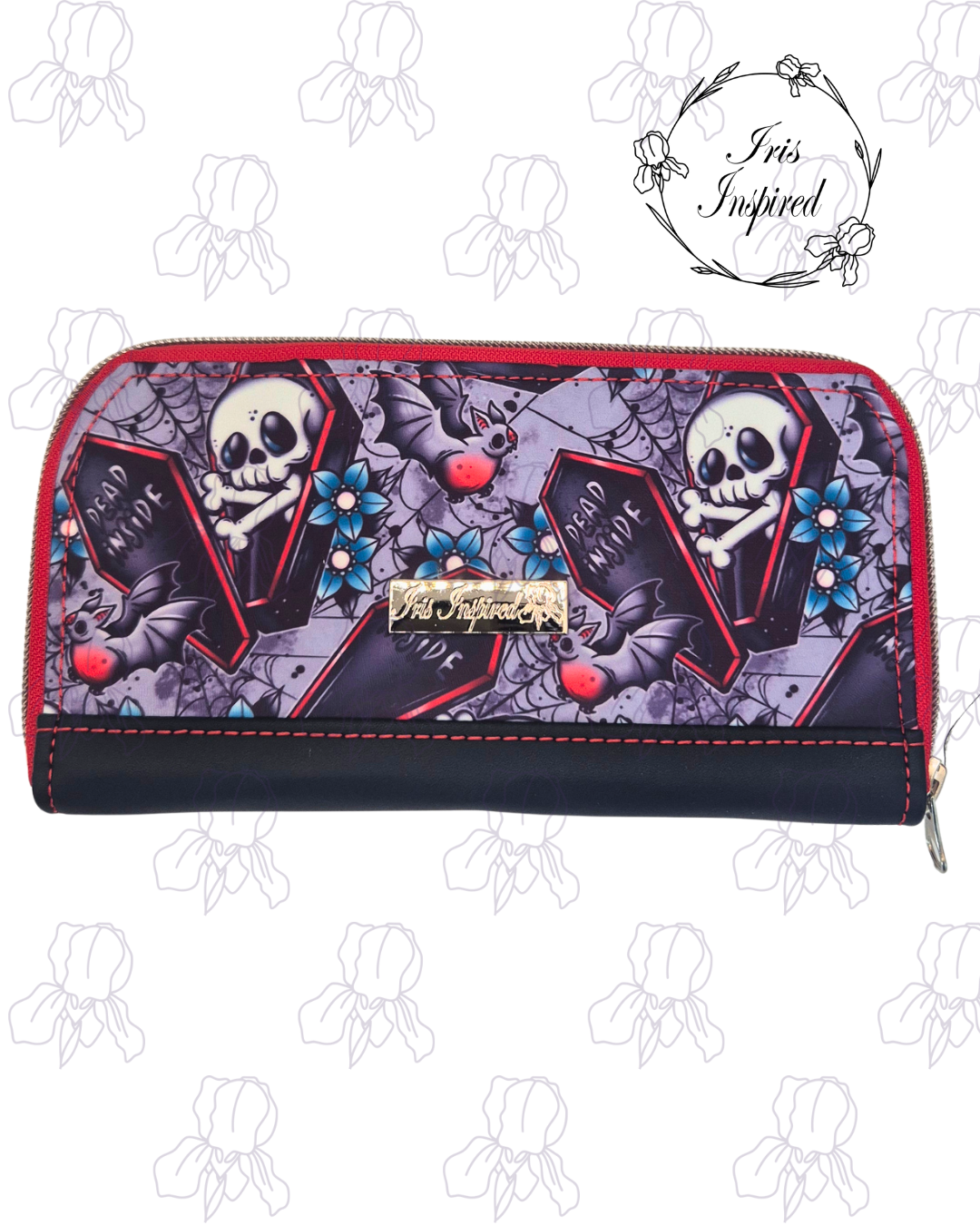 Dead Inside Zip Around Purse