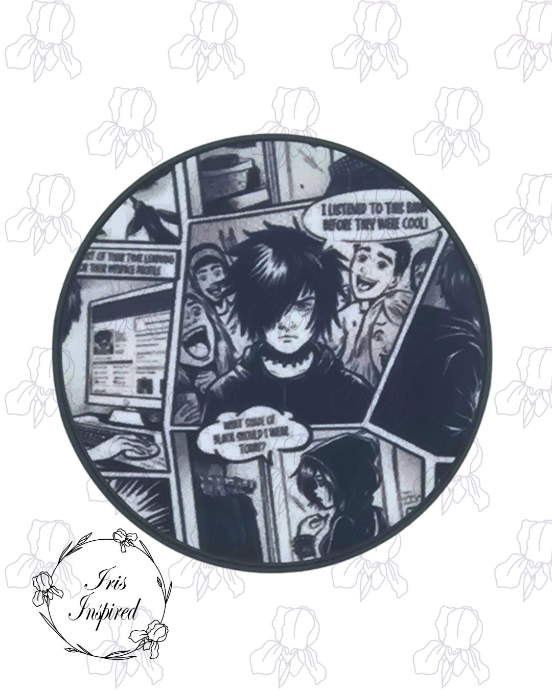 Emo Comic Phone Grip