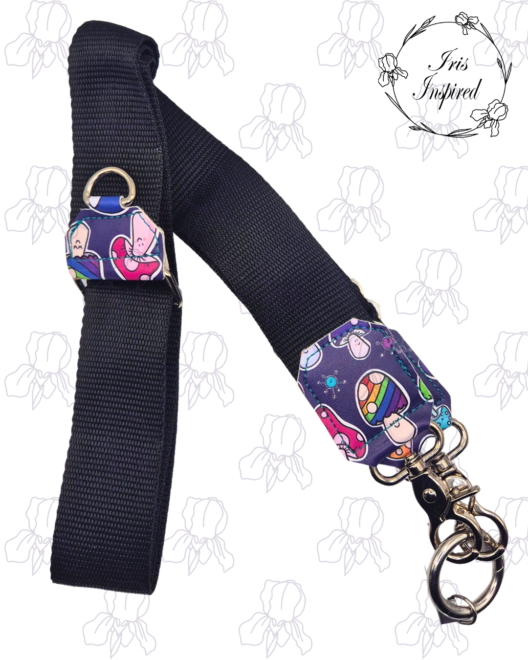 Rainbow Mushrooms Phone Sling
