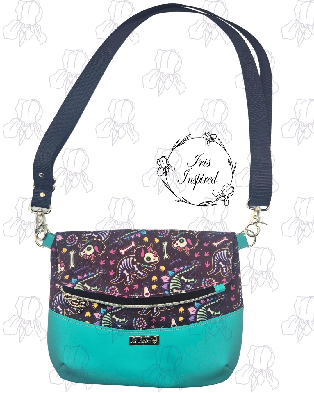 Custom Made Fold Over Cross Body Bag