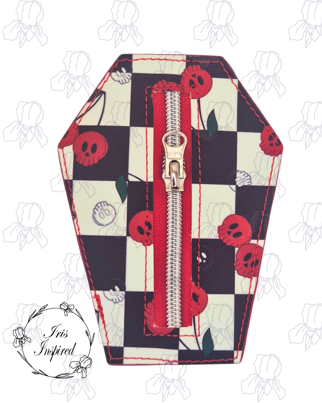 Punk Cherry Slim Coffin Wallet