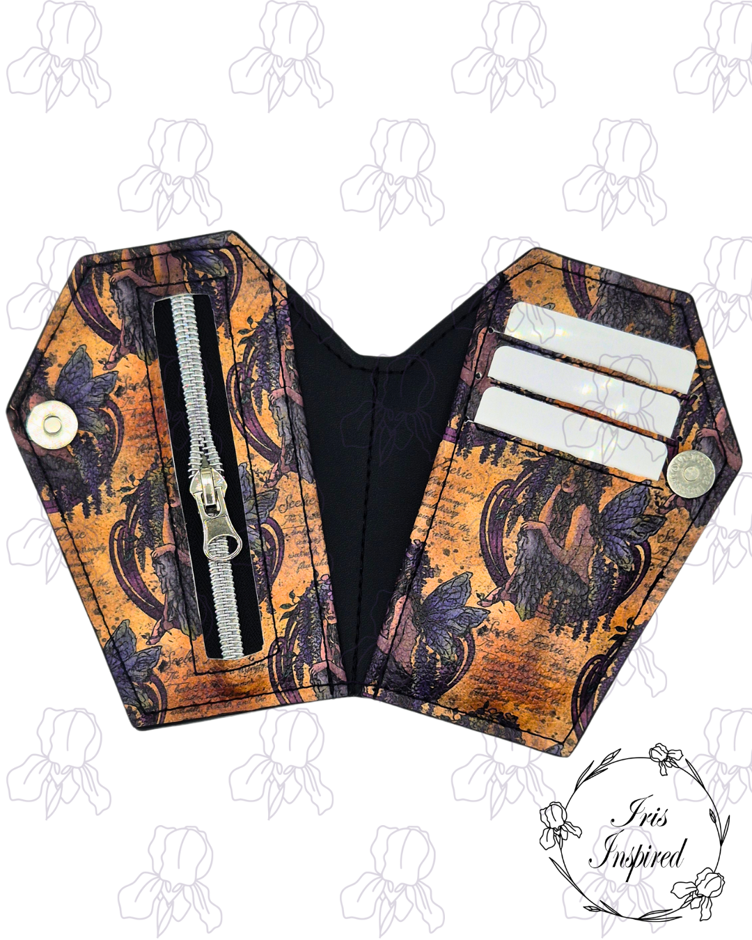 Seelie Fairy Small Bifold Coffin Wallet