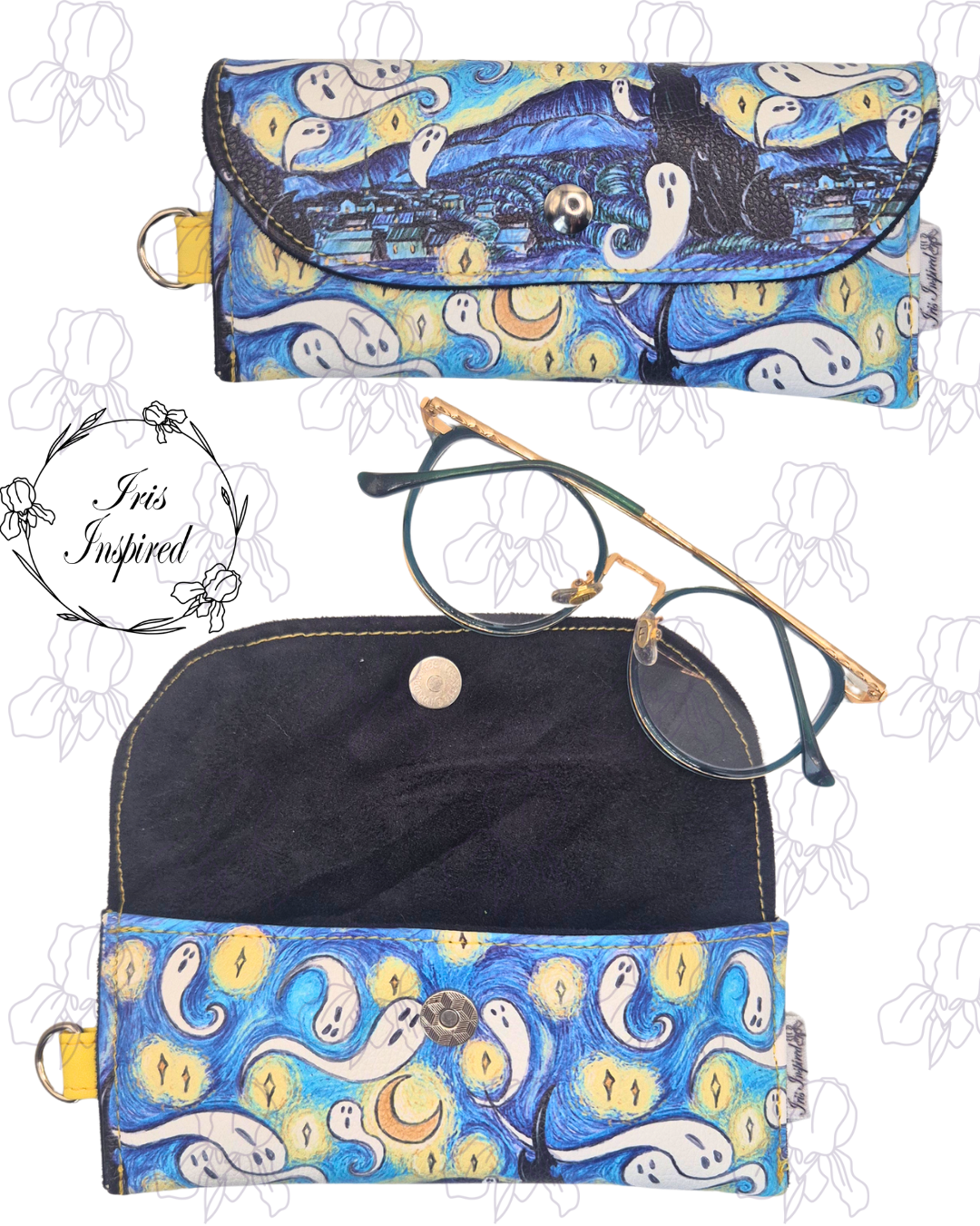 Ghostie Night Classic Style Glasses Case