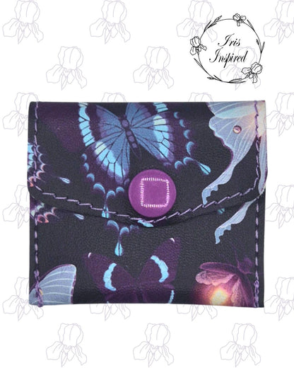 Purple Butterfly Pocket Pouch