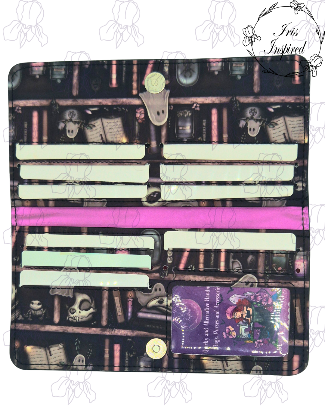 Haunted Book Case Faith Bifold Wallet