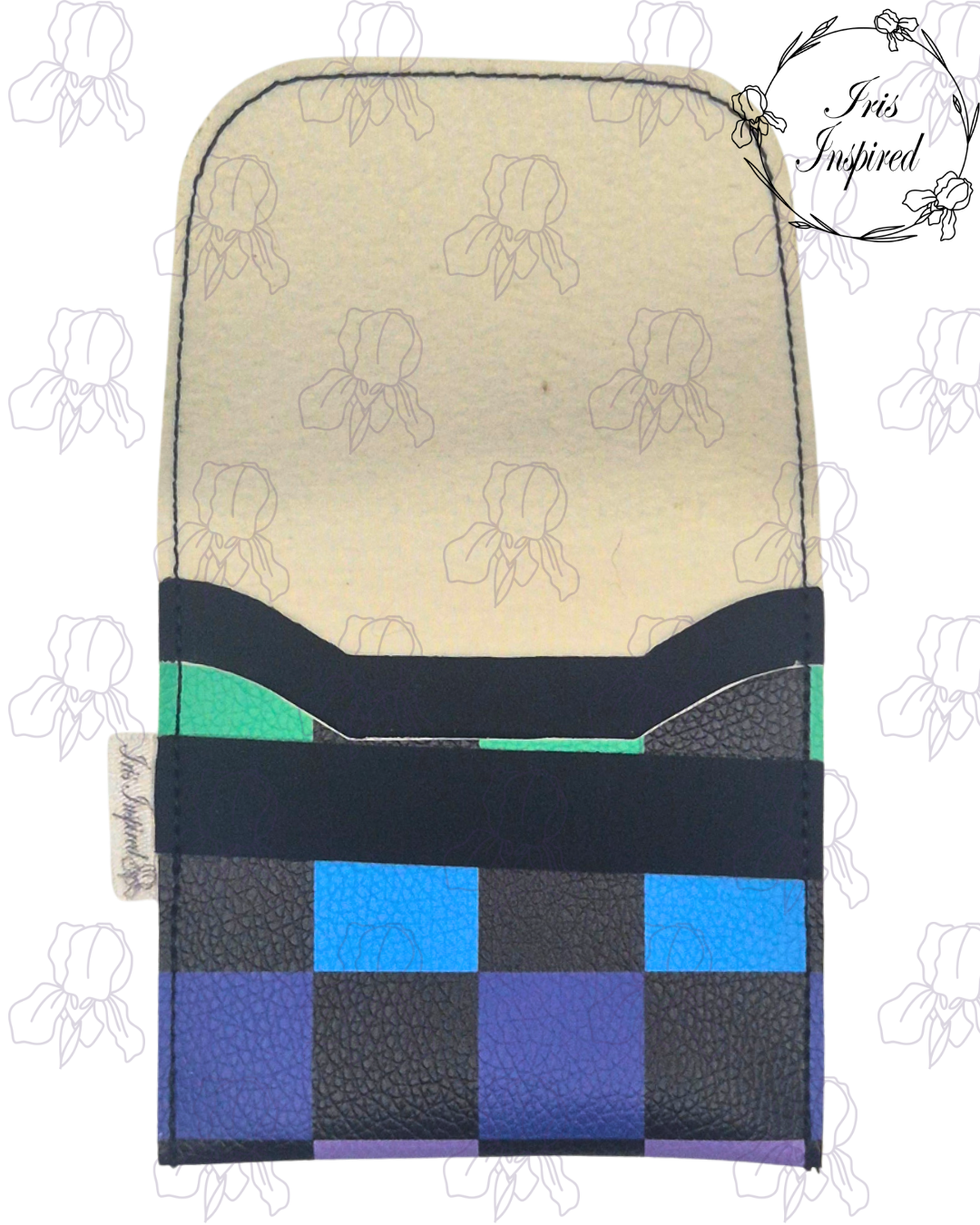 Rainbow Check Small Sanitary Pouch