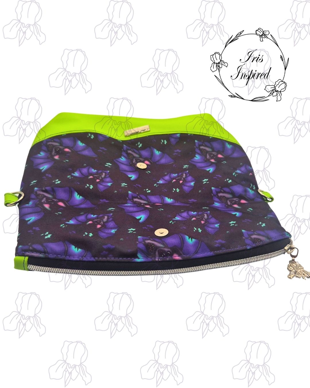 Custom Made Fold Over Cross Body Bag
