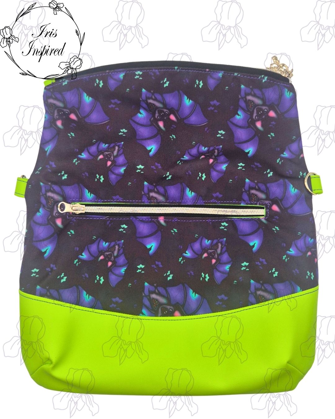 Custom Made Fold Over Cross Body Bag