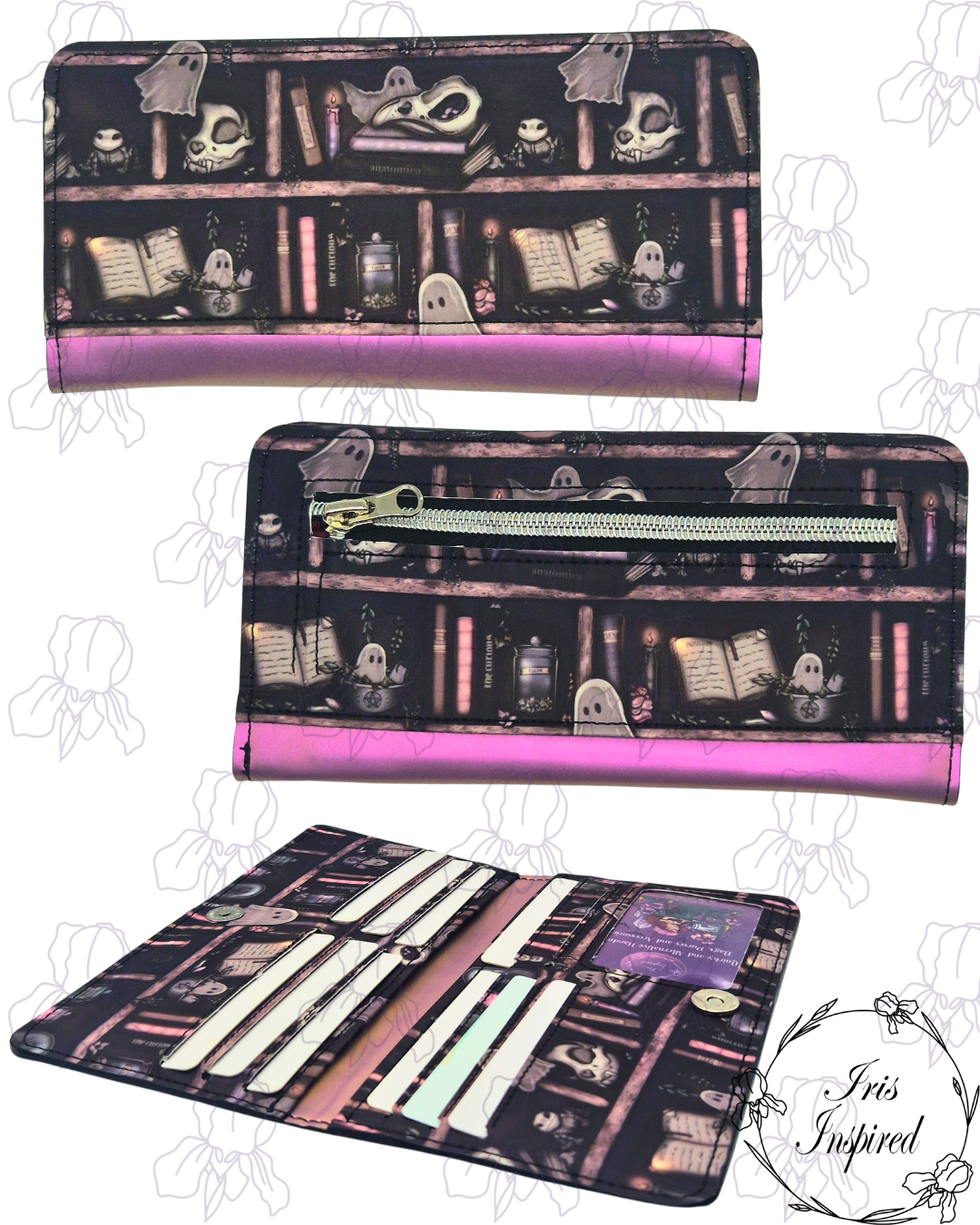 Haunted Book Case Faith Bifold Wallet