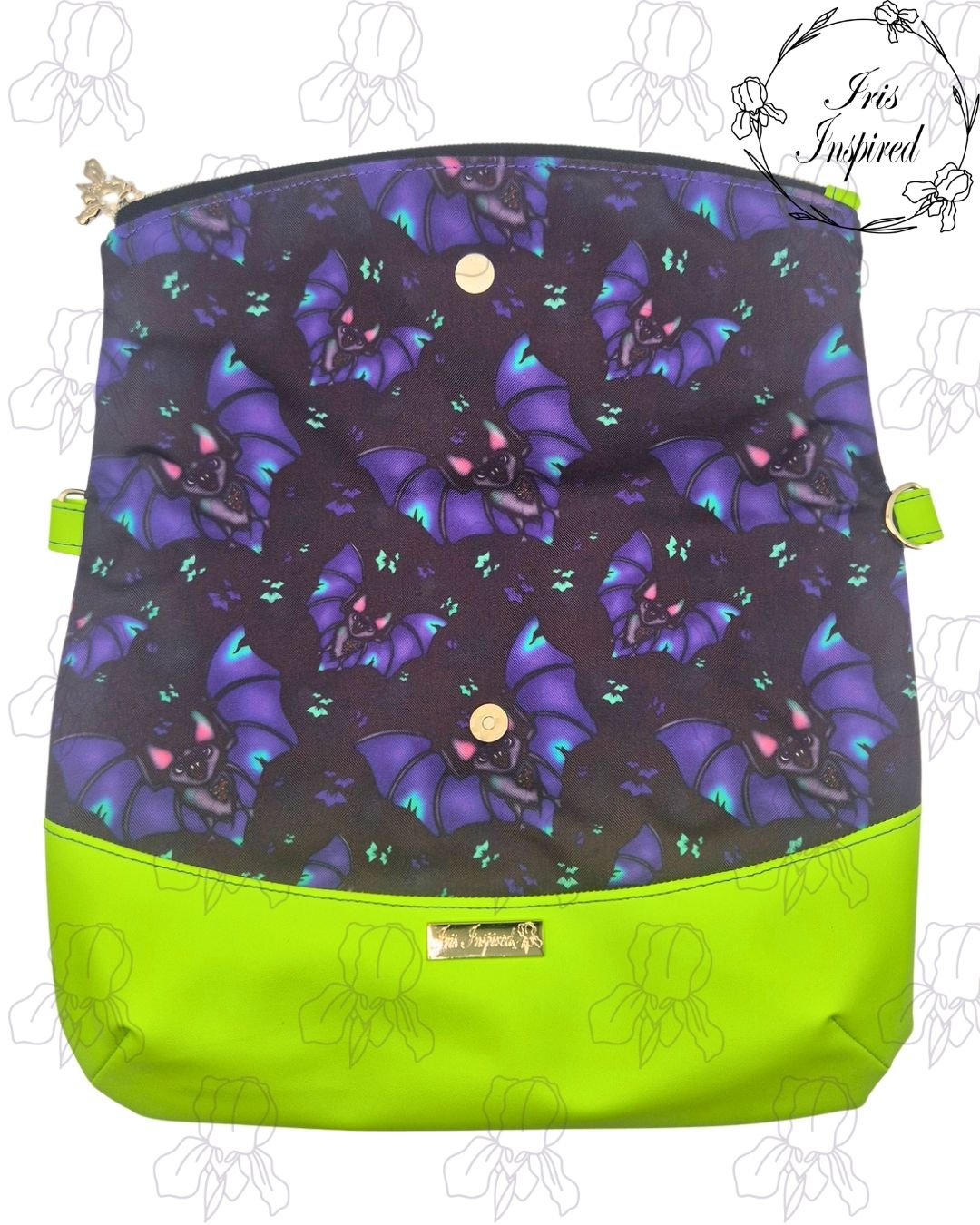 Custom Made Fold Over Cross Body Bag