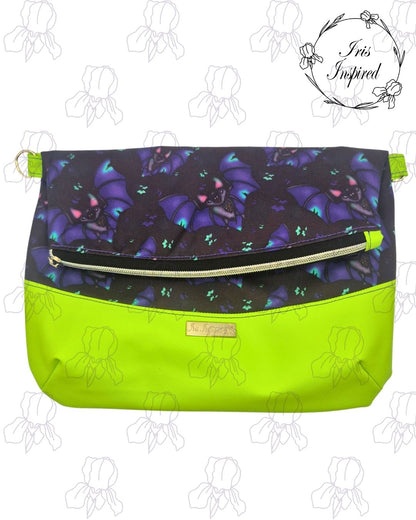 Custom Made Fold Over Cross Body Bag