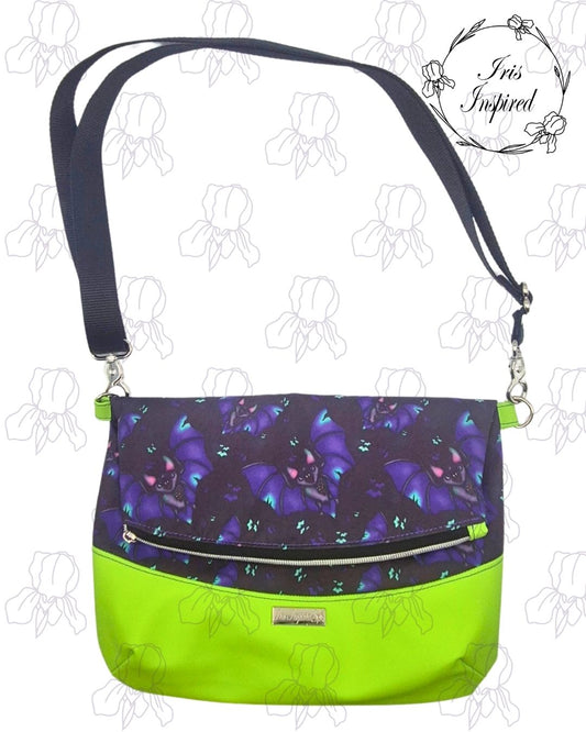 Custom Made Fold Over Cross Body Bag
