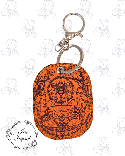 Sketchy Tea Bag Charm/ Keyring (3for2)
