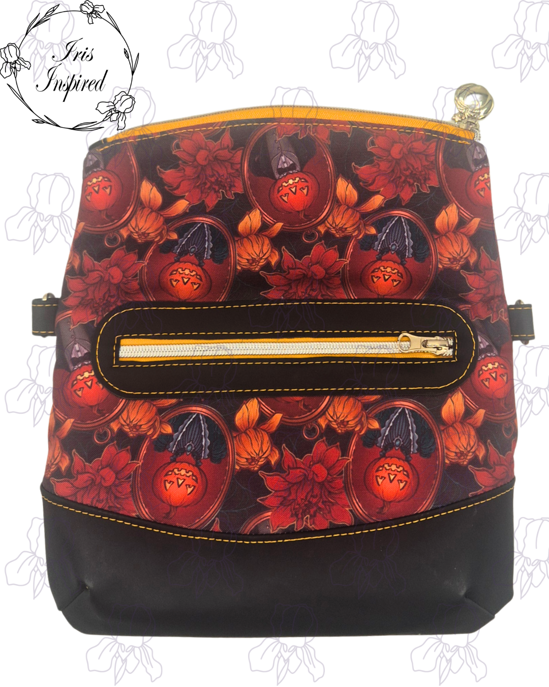 Pumpkin Parlor Fold-Over Bag Small
