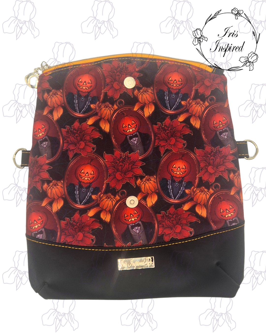 Pumpkin Parlor Fold-Over Bag Small