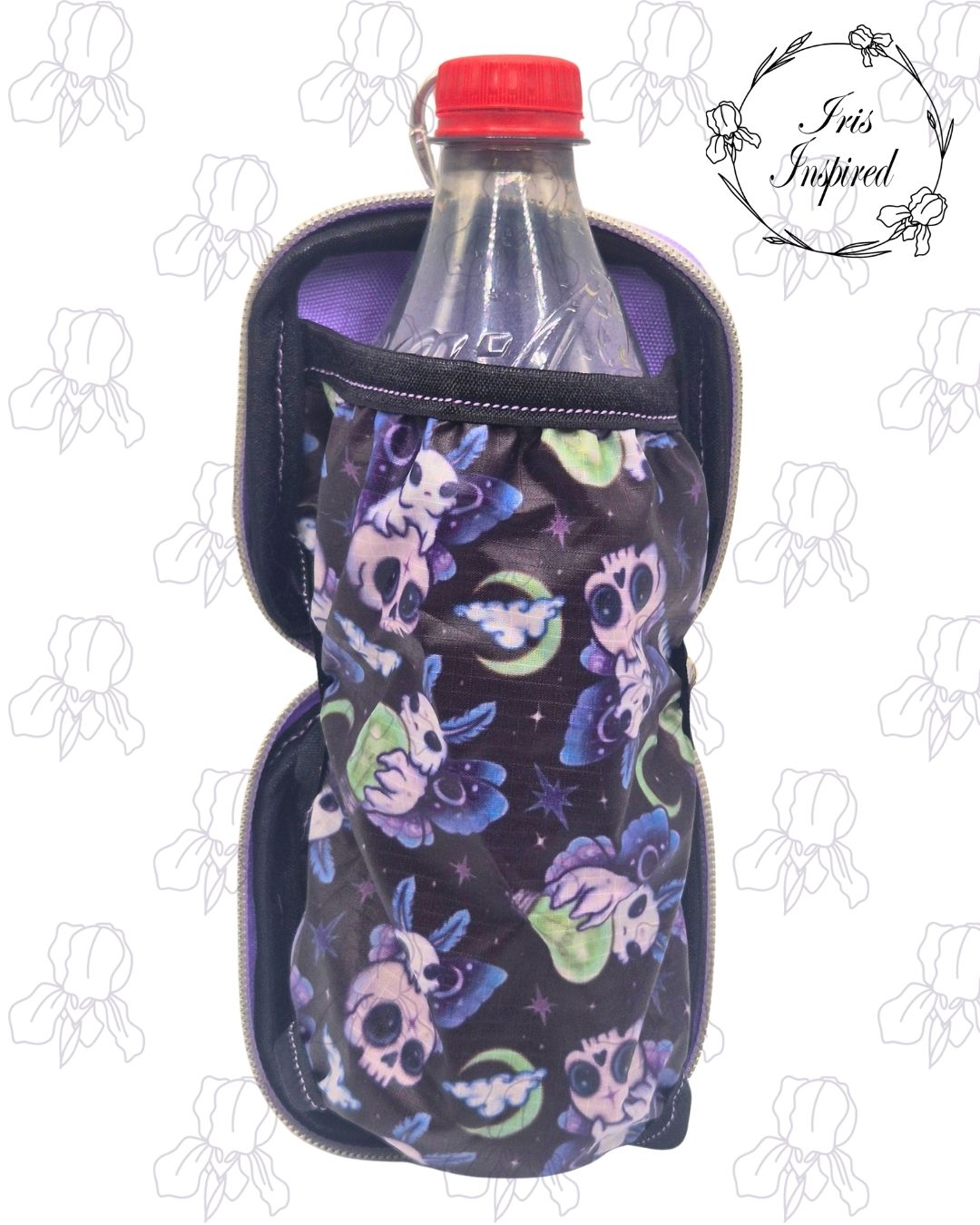 Goth Moth Folding Bottle Bag