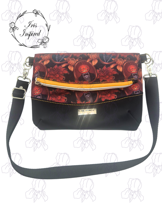 Pumpkin Parlor Fold-Over Bag Small