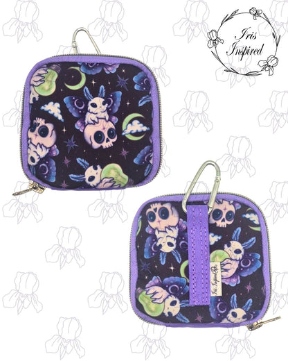 Goth Moth Folding Bottle Bag