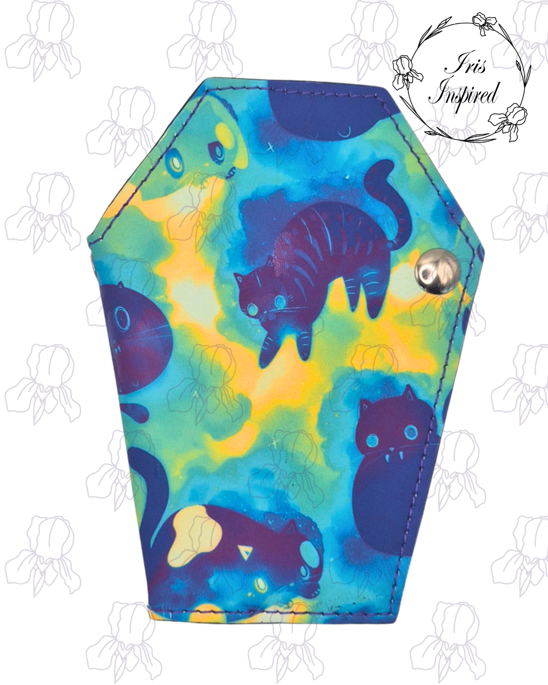 Radio Active Cats Small Bifold Coffin Wallet