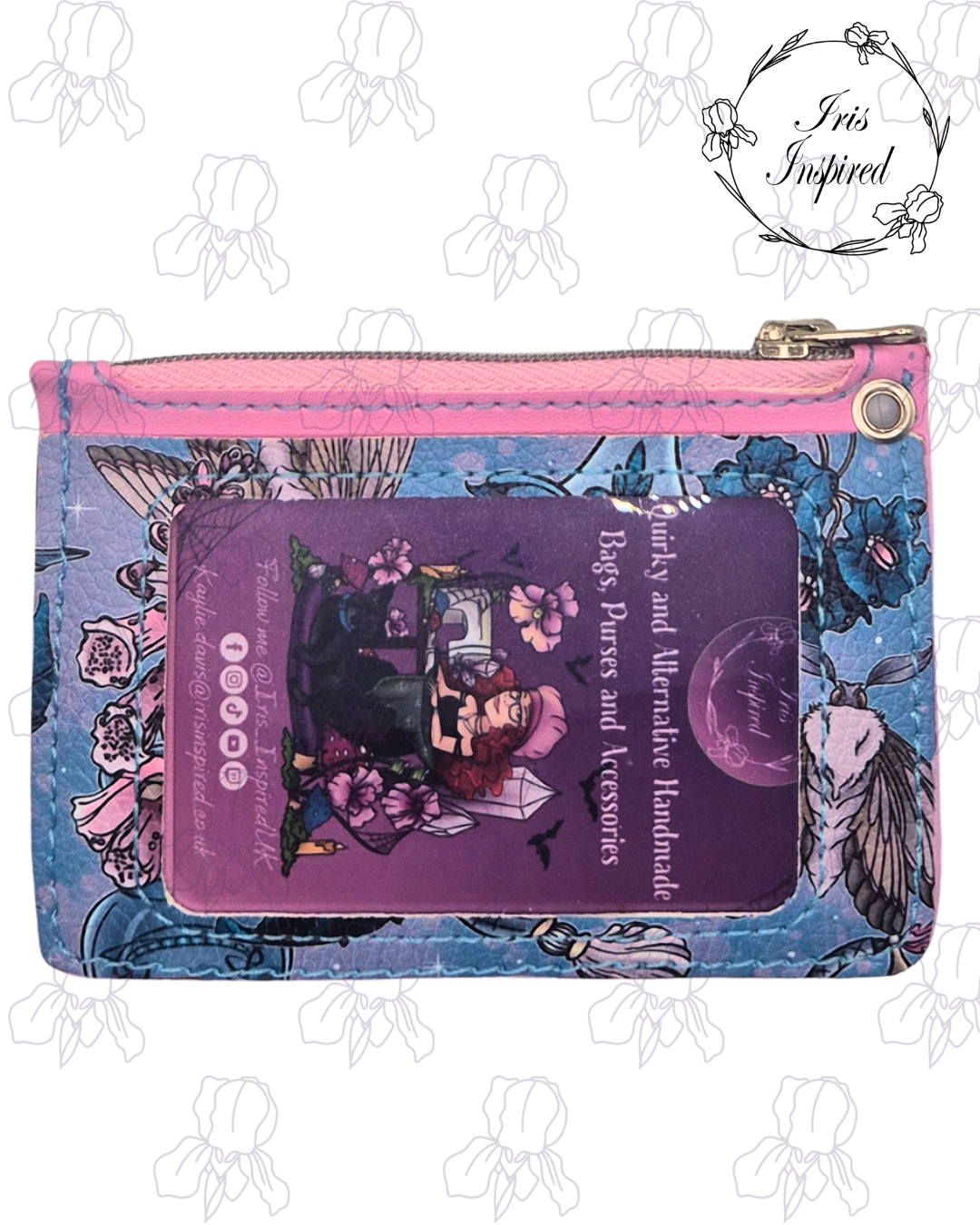 Moth Bottles Pocket Card Holder