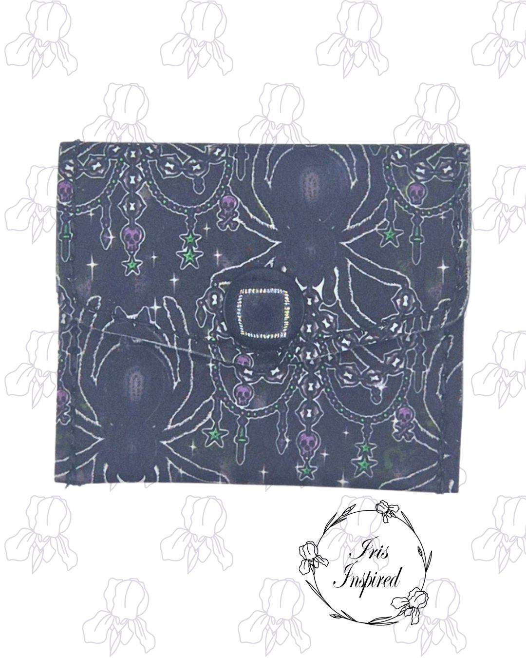 Spider Web Charms Pocket Pouch