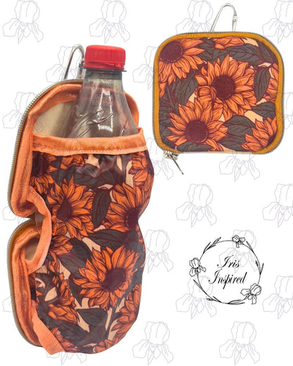 Sunflower Folding Bottle Bag