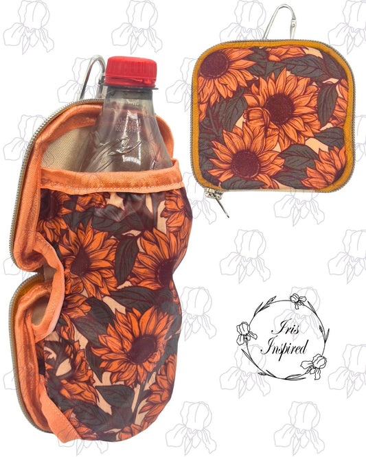 Sunflower Folding Bottle Bag