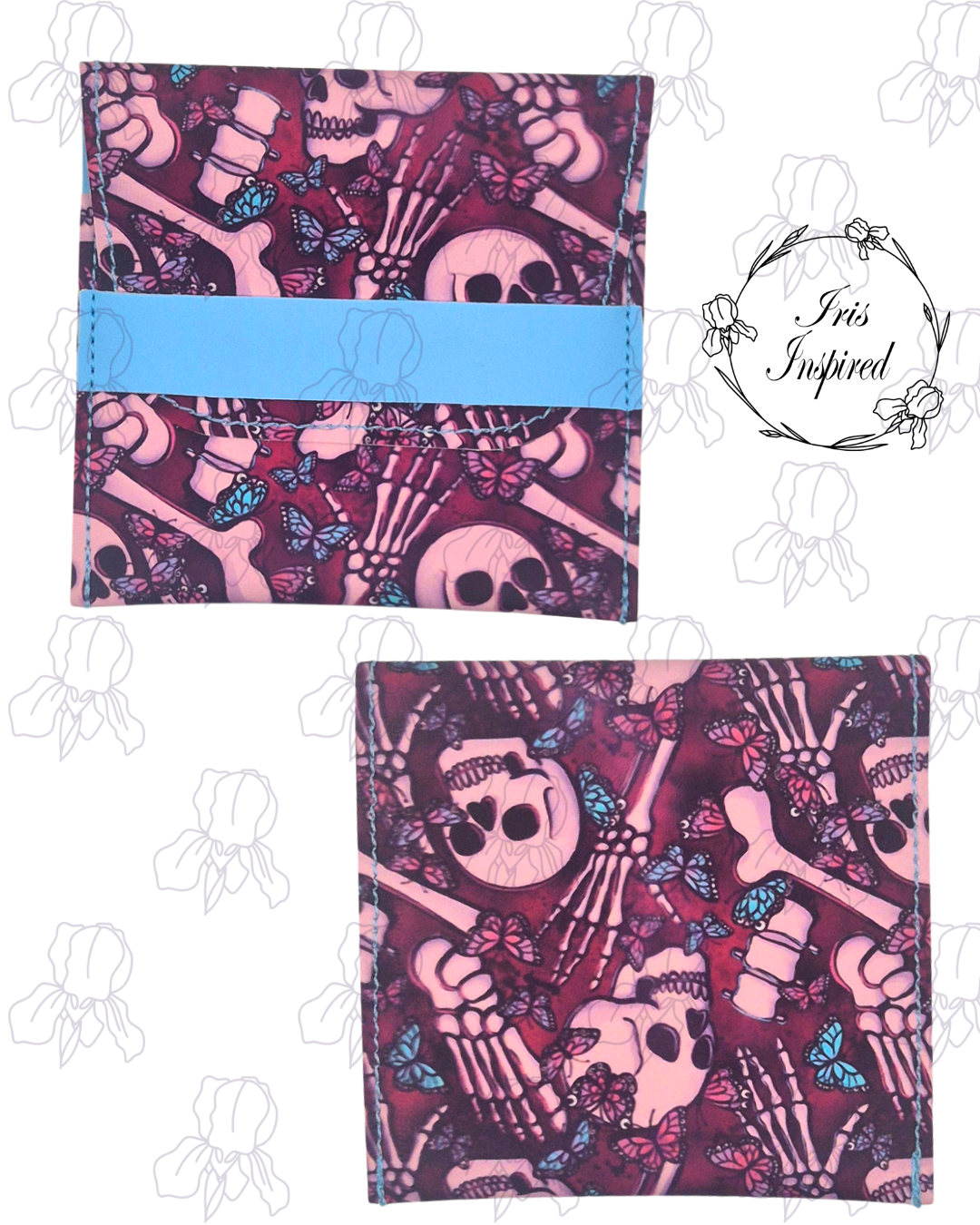Skeleton Butterfly Small Sanitary Pouch
