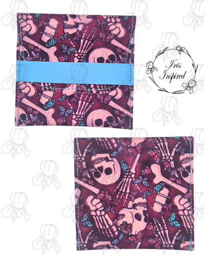 Skeleton Butterfly Small Sanitary Pouch