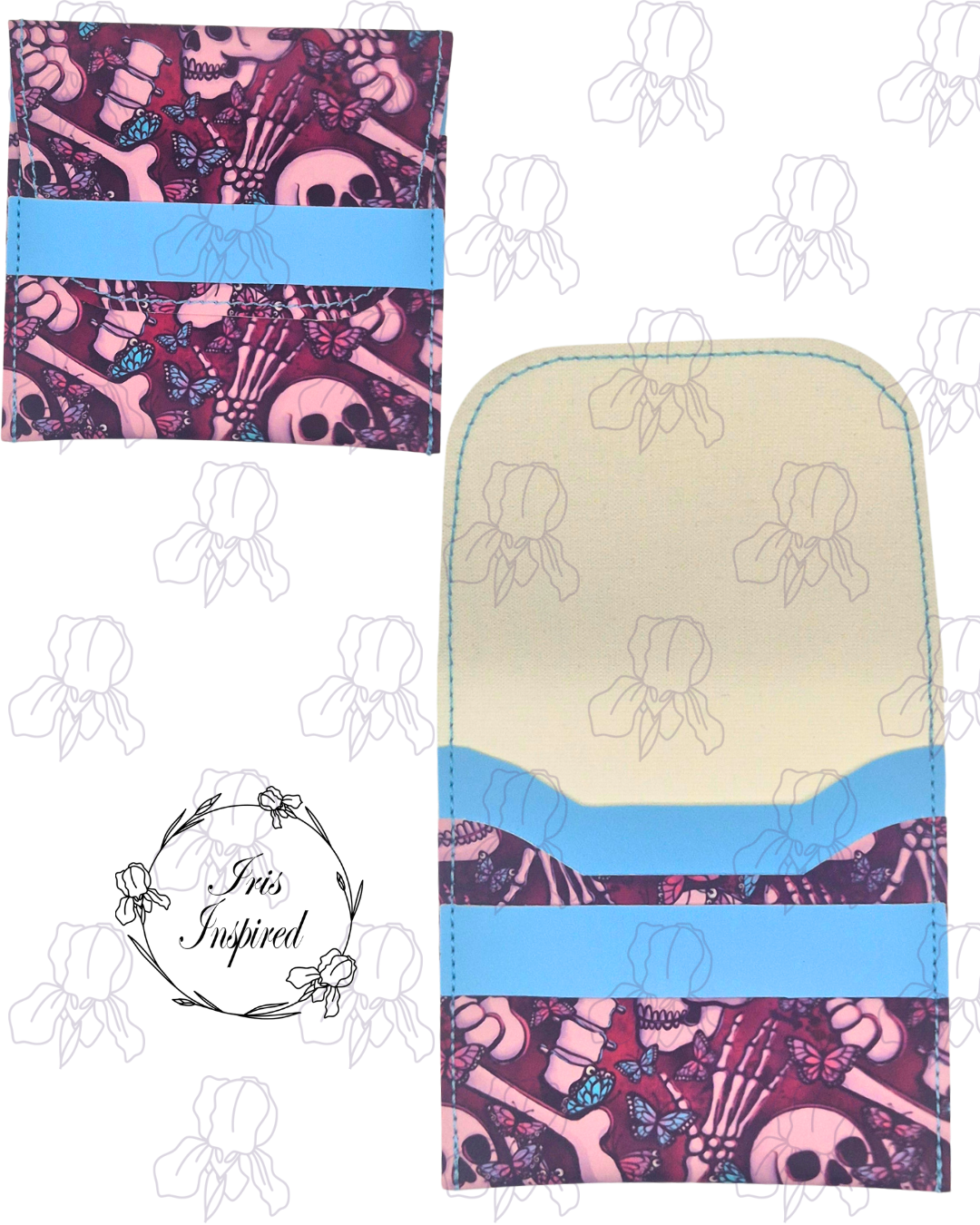 Skeleton Butterfly Small Sanitary Pouch