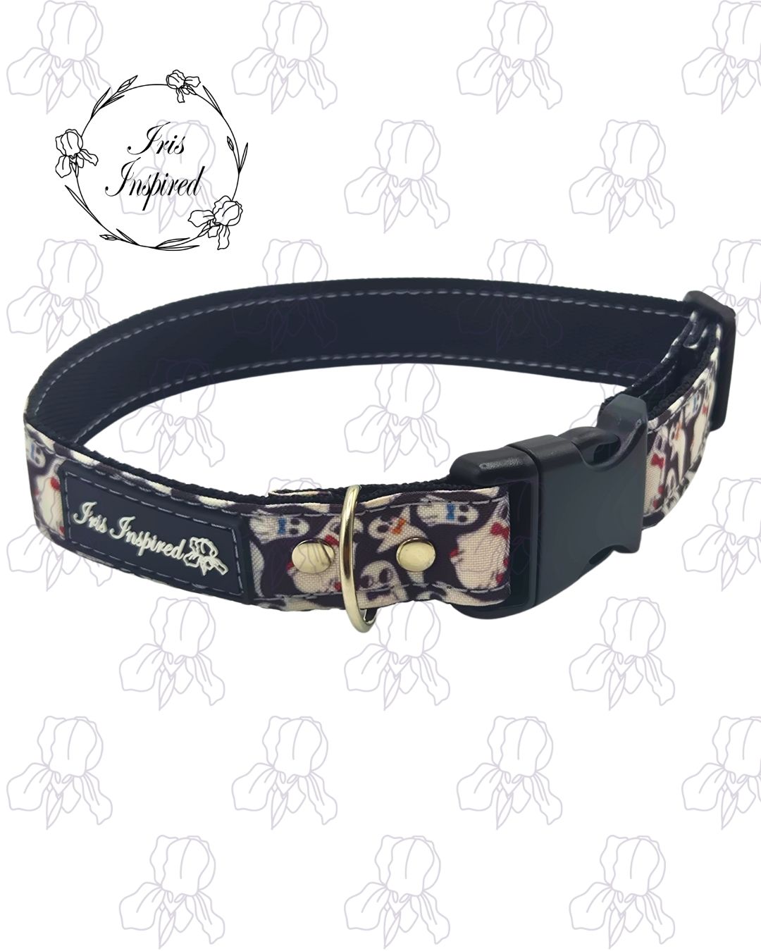 Gentleman Ghost Medium Dog Collar