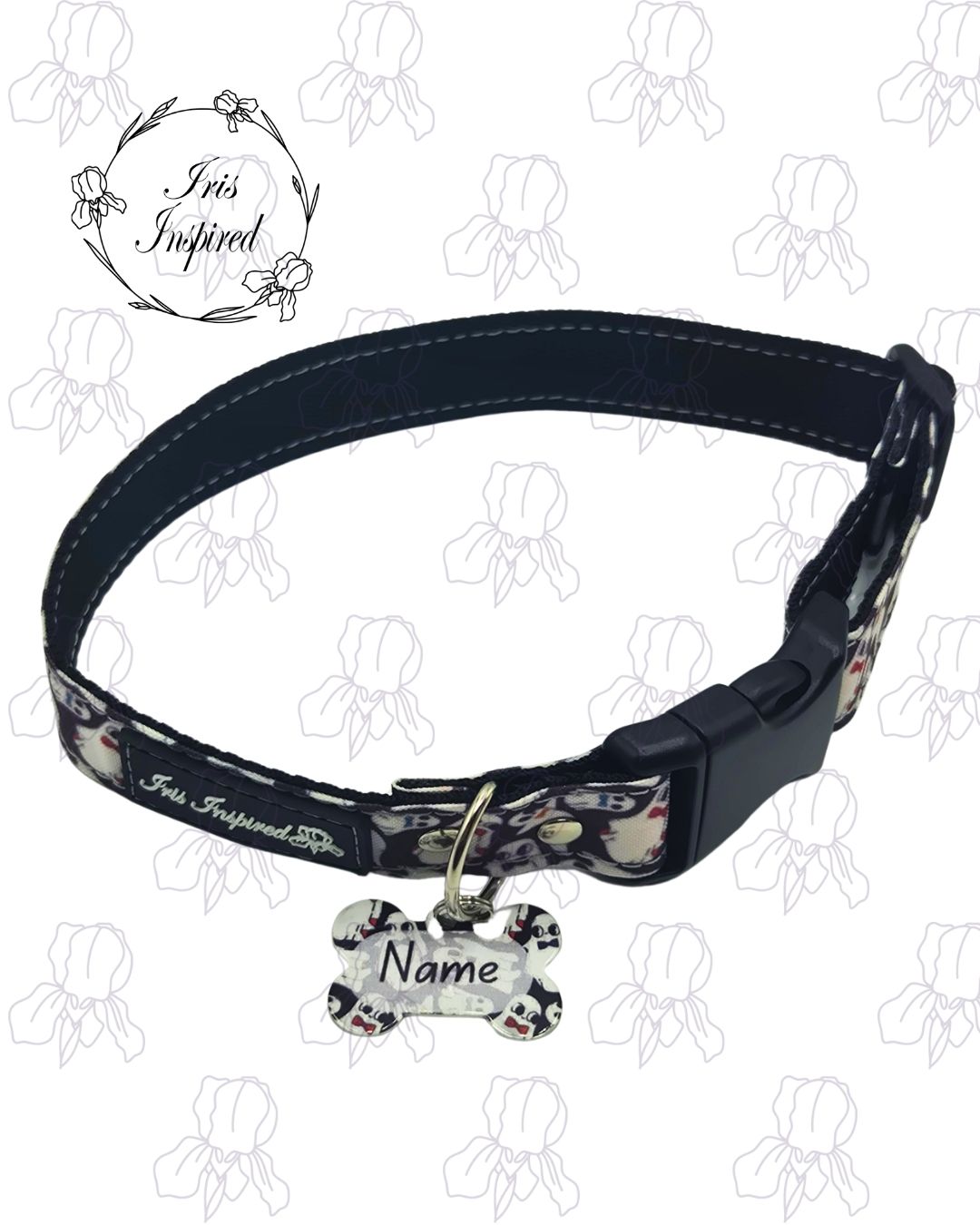 Gentleman Ghost Medium Dog Collar