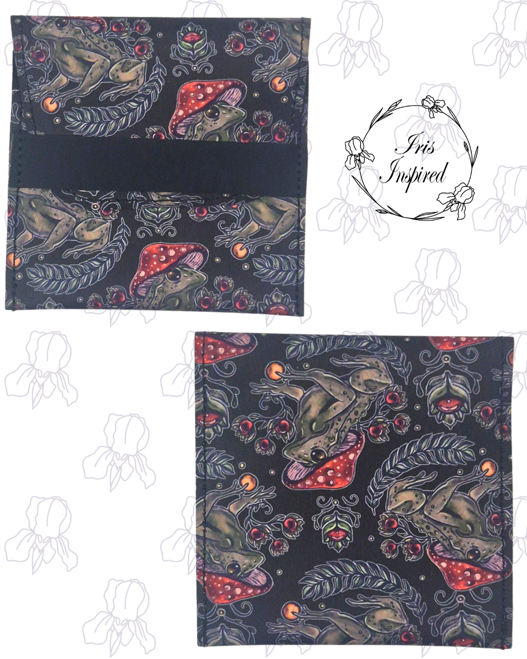Whimsy Frog Small Sanitary Pouch