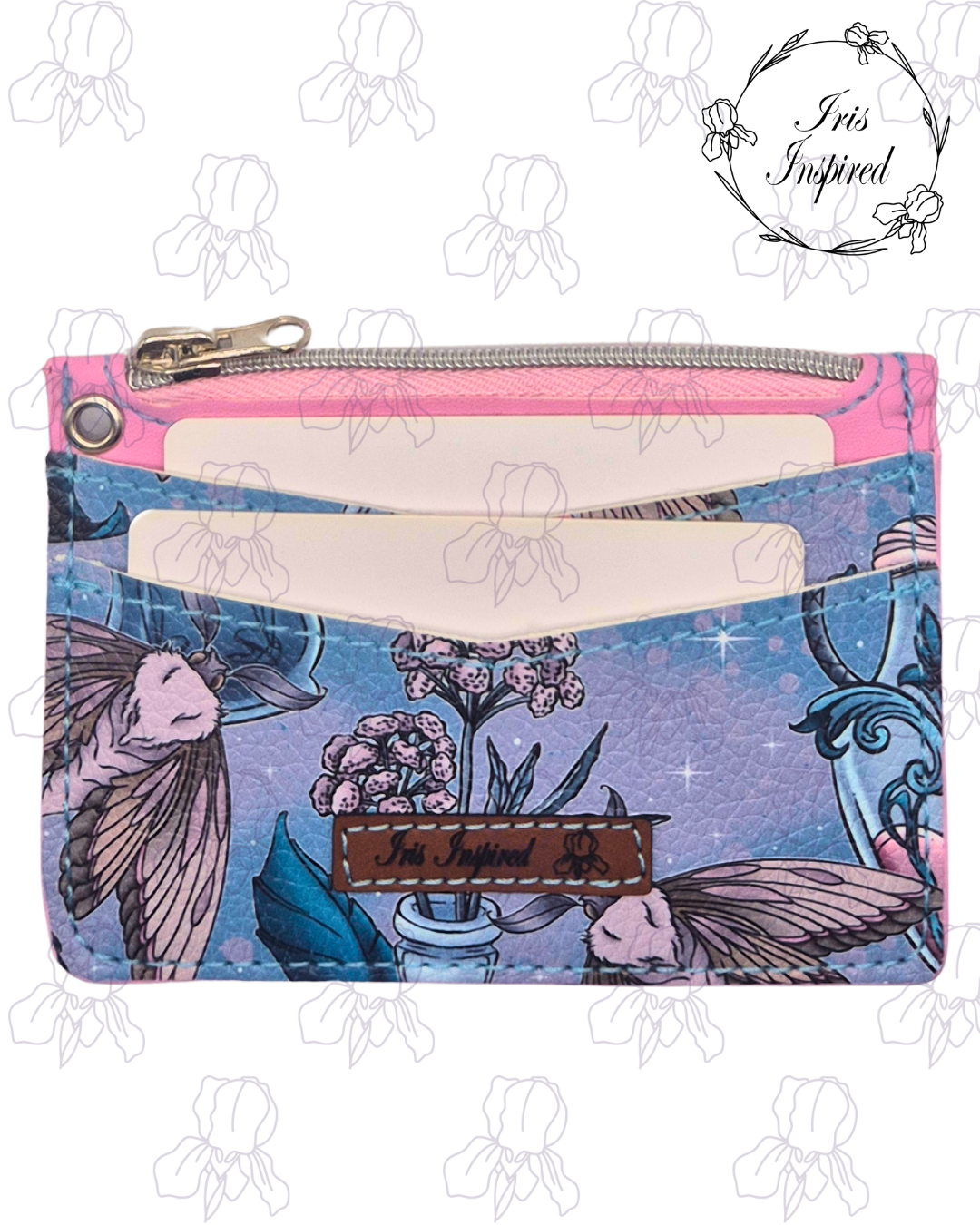 Moth Bottles Pocket Card Holder