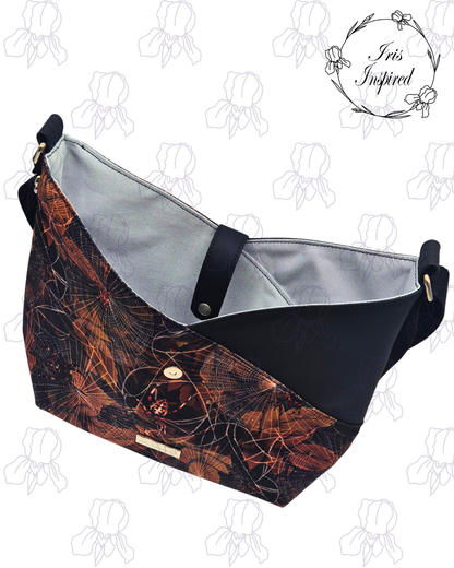 Custom Made Pumpkin Hobo Handbag