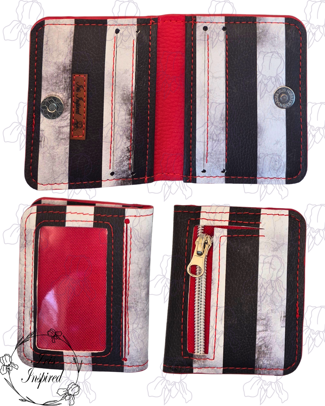 Horror Stripes Bifold Wallet