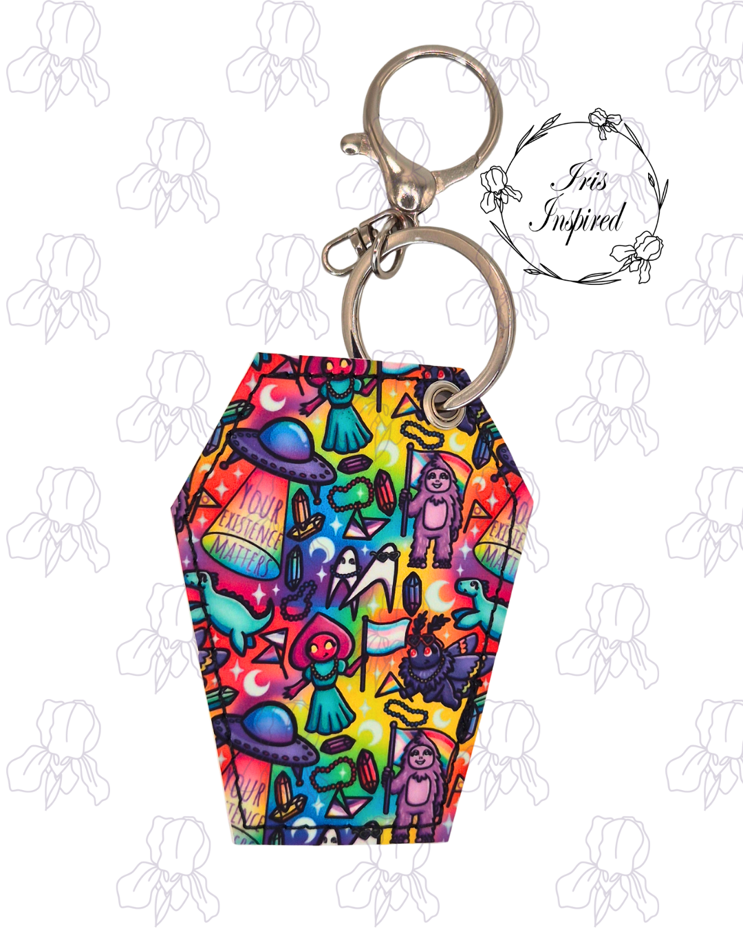 Cryptid Pride Bag Charm/ Keyring (3for2)