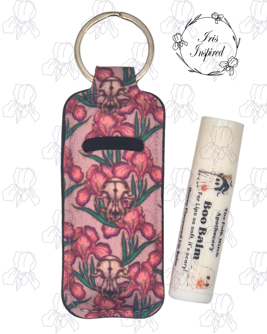 Iris Skulls Lip Balm Cozy