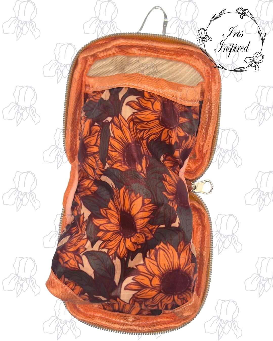 Sunflower Folding Bottle Bag