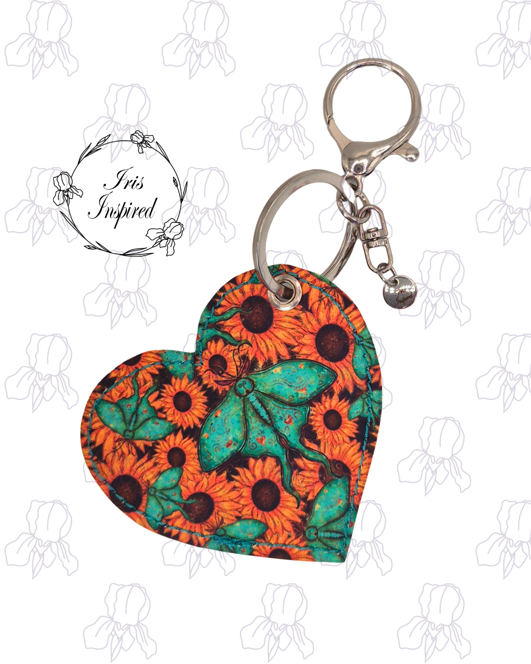 Luna Sunflowers Bag Charm/ Keyring (3for2)