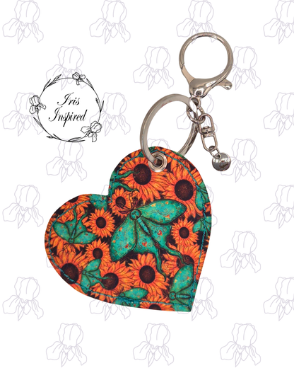 Luna Sunflowers Bag Charm/ Keyring (3for2)