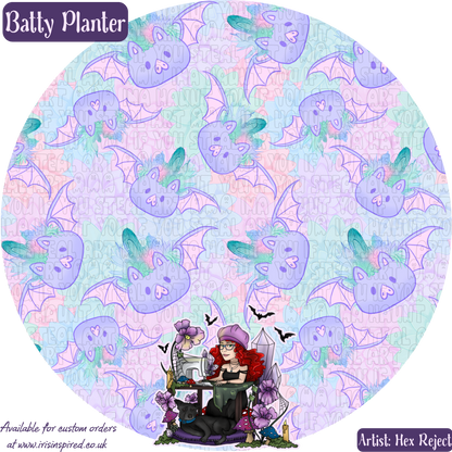 Batty Planter Bag Charm/ Keyring (3for2)