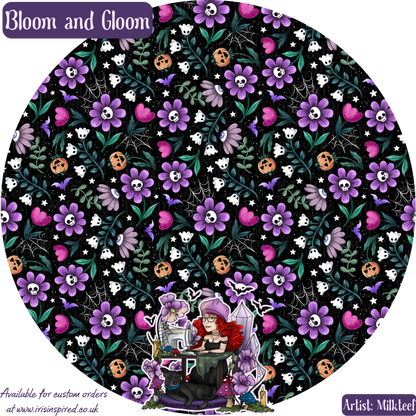 Bloom and Gloom Claw Clip