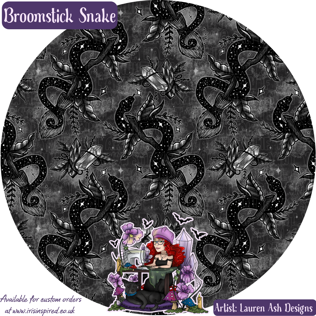 Broomstick Snake Bag Charm/ Keyring (3for2)