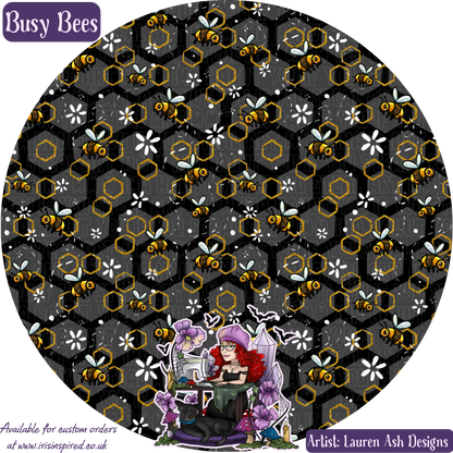Busy Bees Bag Charm/ Keyring (3for2)